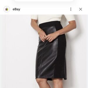 Evereve Chelsea vegan skirt M